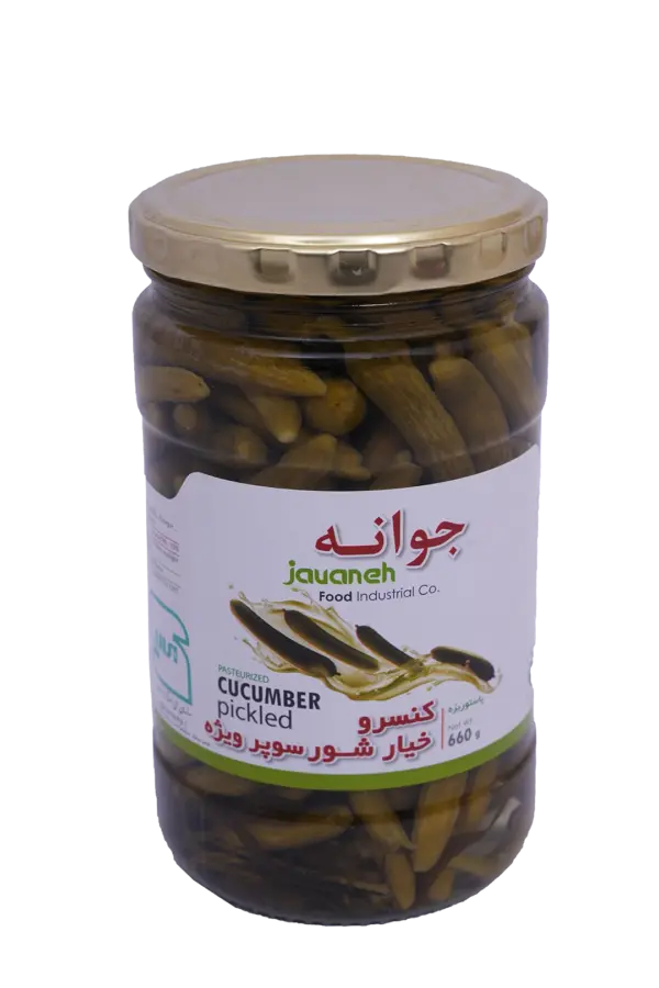 خیارشور سوپر ویژه شیشه 750 گرمی