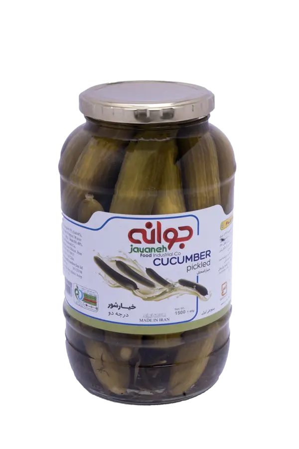 خیارشور درجه دو شیشه 1500 گرمی