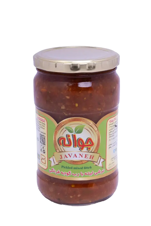 ترشی لیته با رب گوجه فرنگی شیشه 750 گرمی